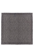 Brunello Cucinelli Gray Silk Accessories