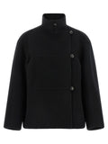 Rohe Black Wool Coat