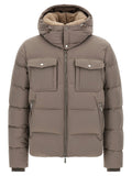 MooRER Gray Wool Bomber