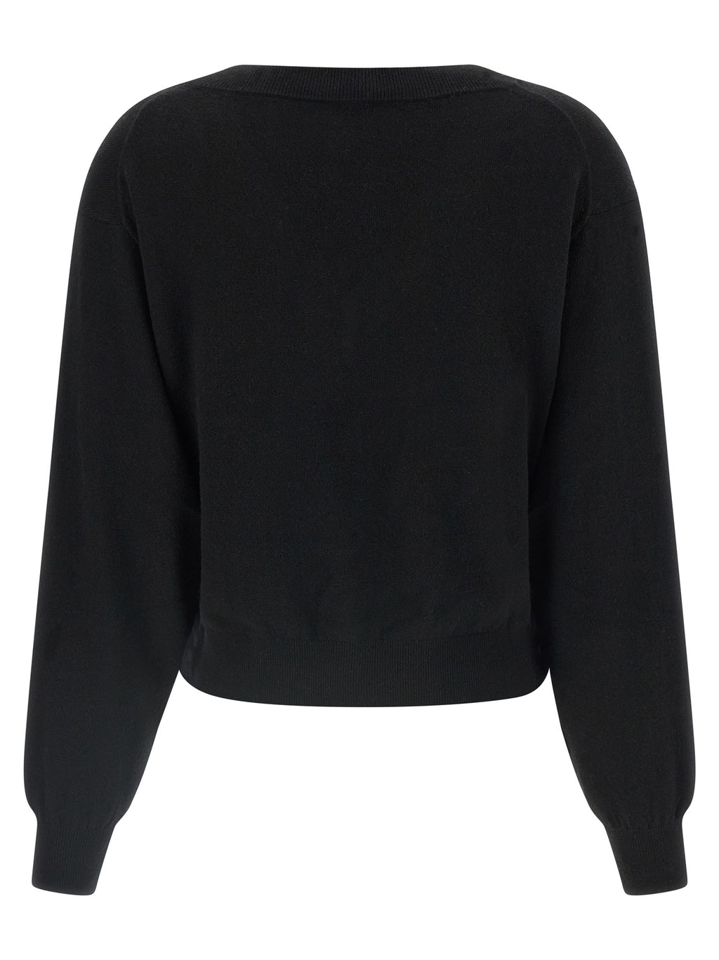 NUDE Black Wool Cardigan