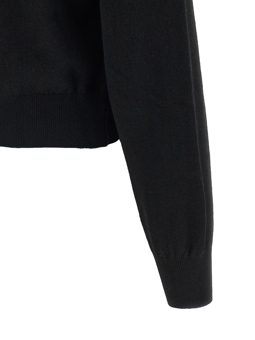 NUDE Black Wool Cardigan