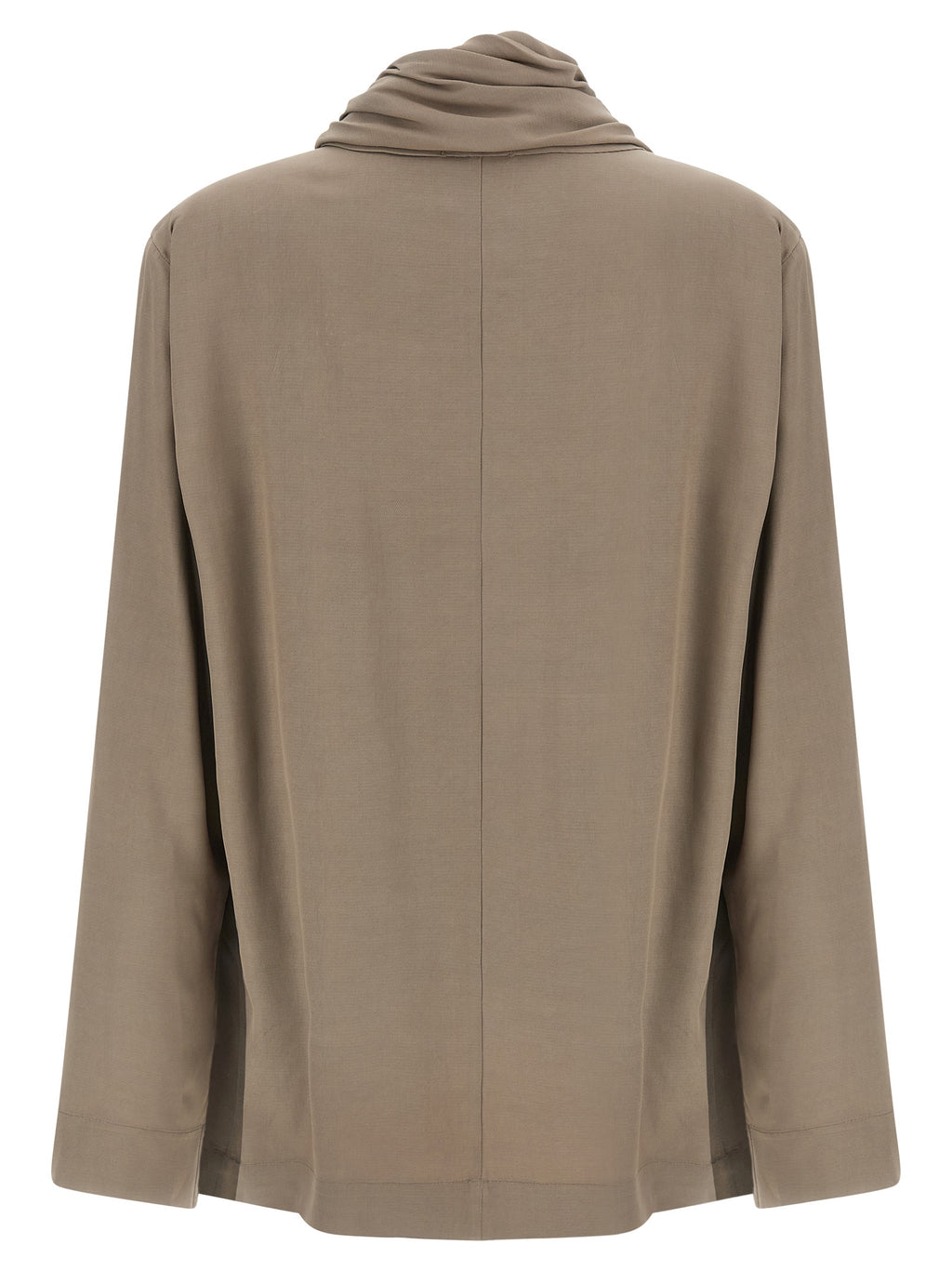 NUDE Gray Viscose Blouse