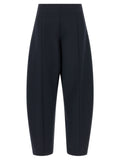 NUDE Blue Wool Casual Pants