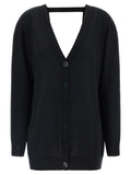 NUDE Black Wool Cardigan