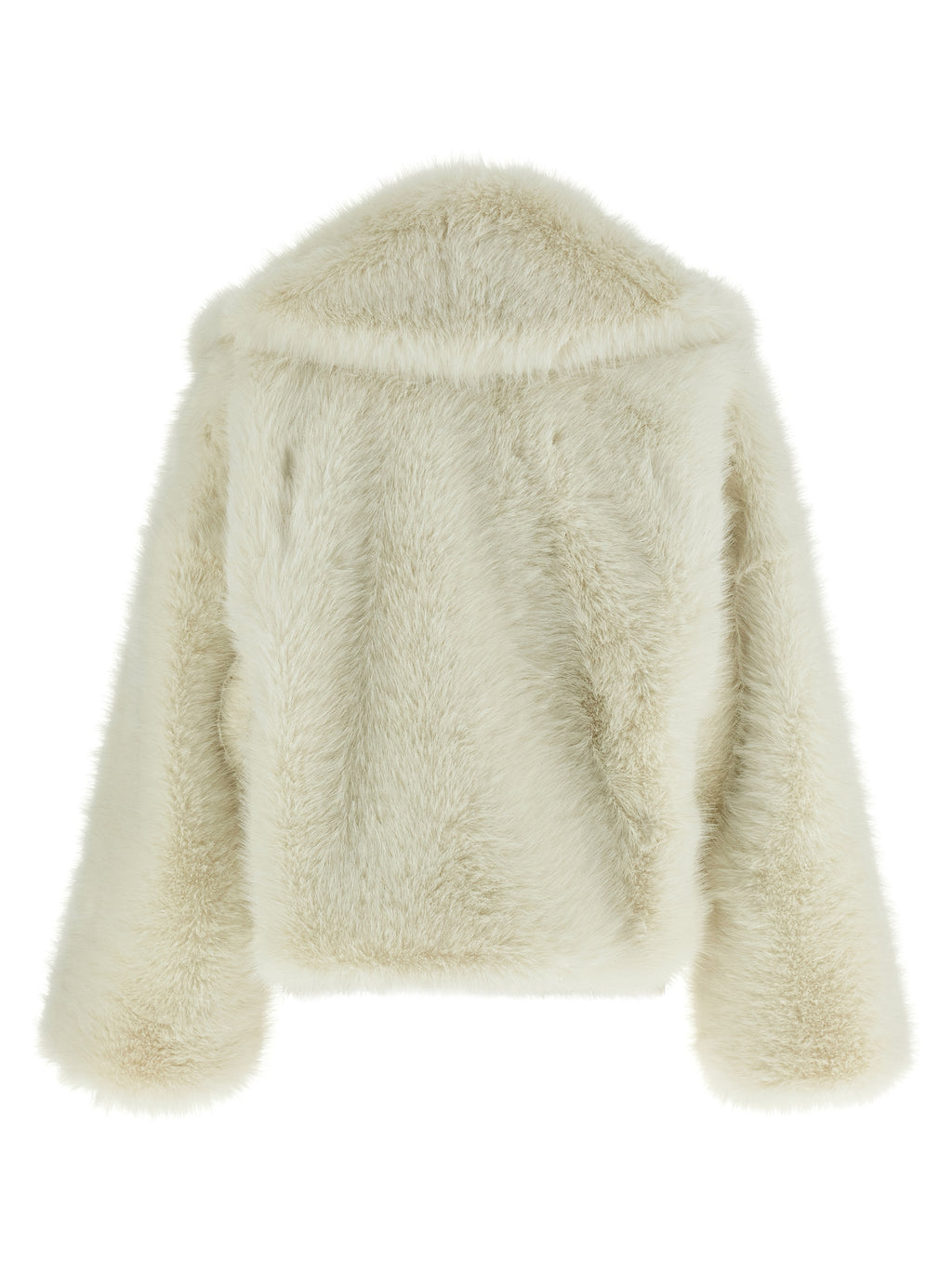 B&B COUTURE White Polyester Biker Jacket