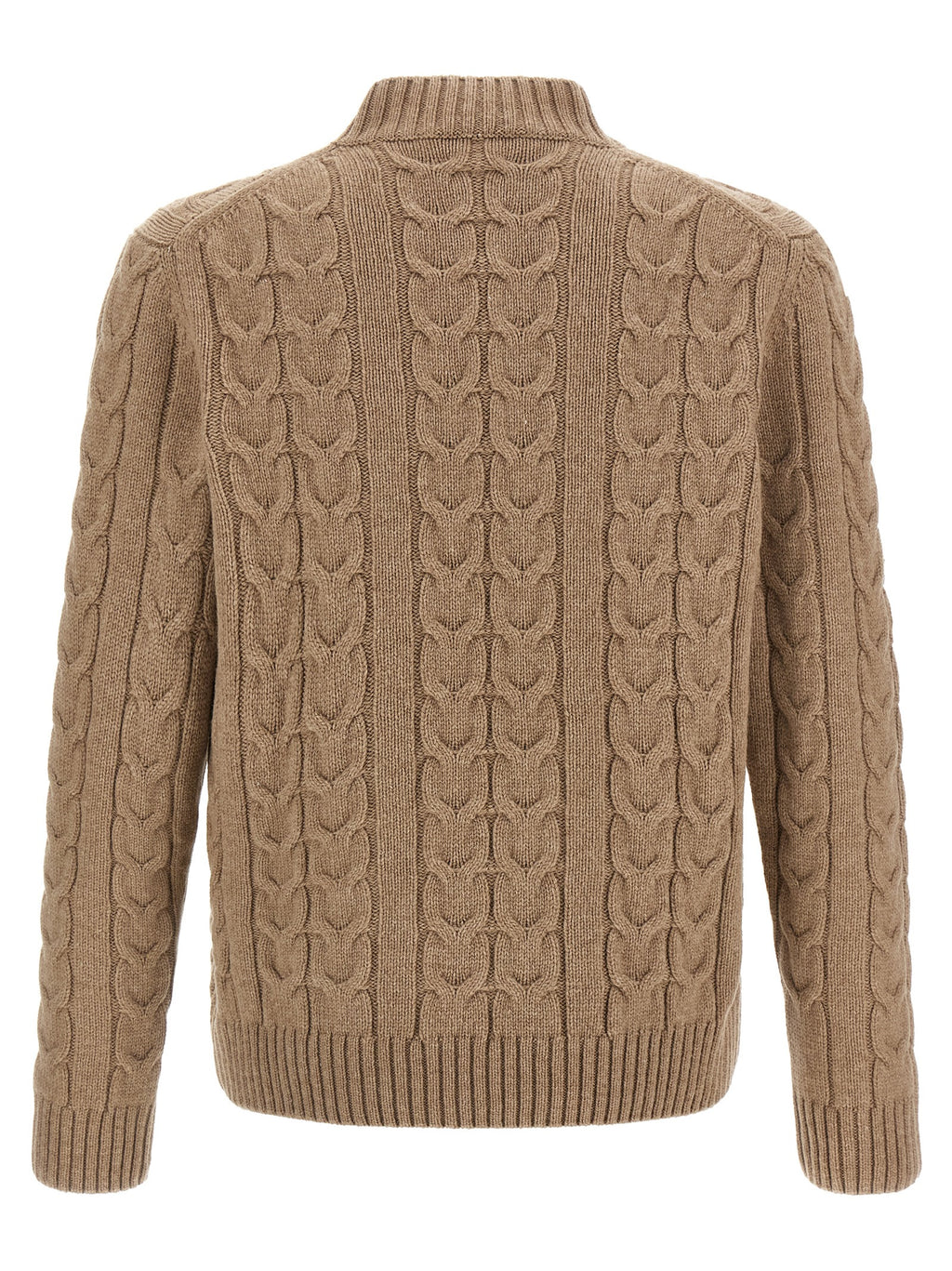 ZANONE Beige Virgin Wool Cardigan