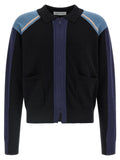 Kiko Kostadinov Blue Cotton Cardigan
