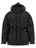 IENKI IENKI Black Nylon Full-Length Jacket