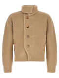 Dries Van Noten Beige Wool Cardigan