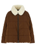 IENKI IENKI Brown Polyester Full-Length Jacket