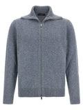 ZANONE Blue Virgin Wool Cardigan