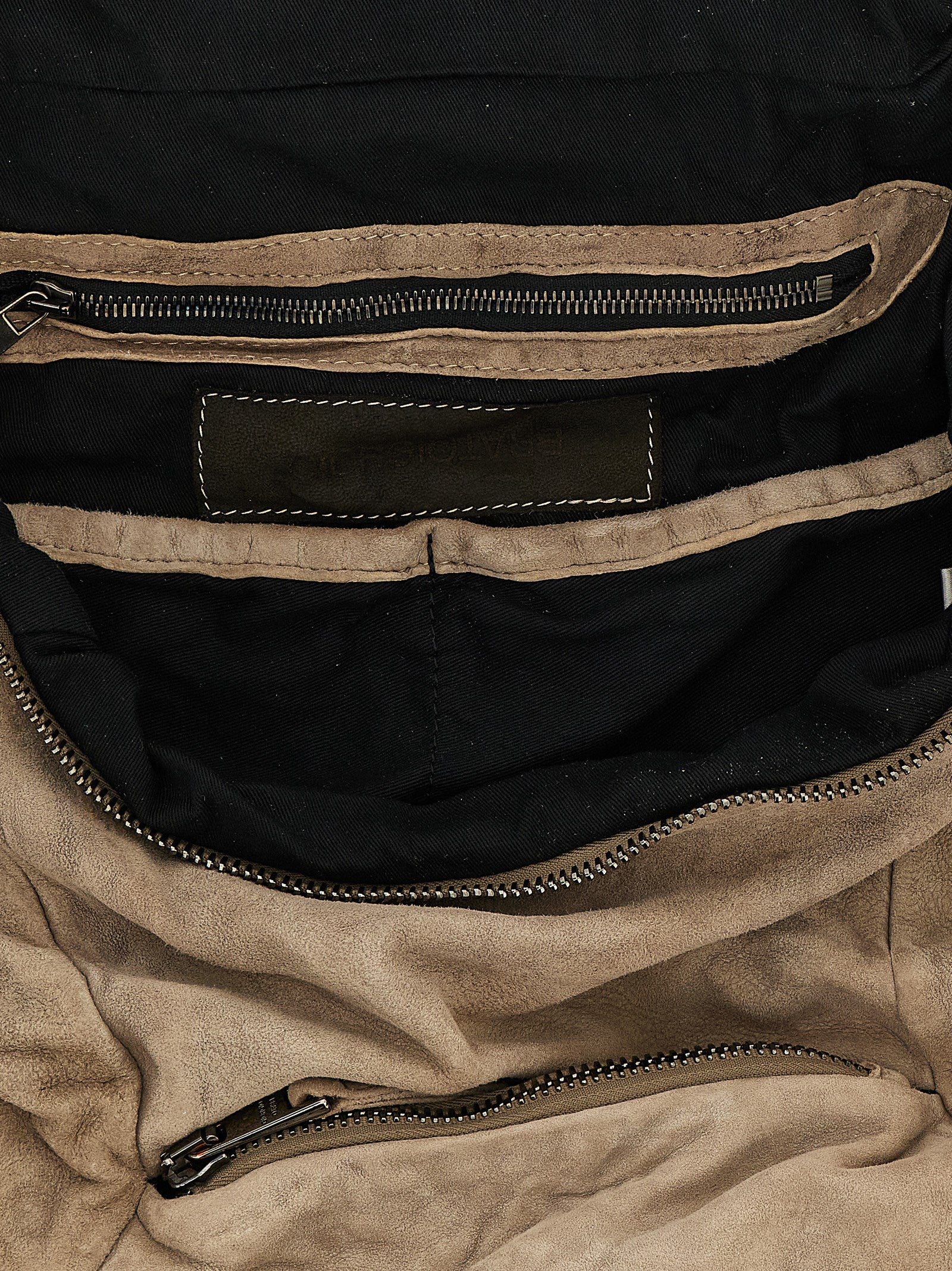 GIORGIO BRATO Beige Lamb Leather Backpack