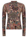 FARM RIO Multicolor Wool Pattern Shirt