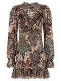 FARM RIO Multicolor Viscose Short Dress