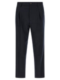 Department 5 Blue Wool Casual Pants