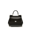 Dolce & Gabbana Black Calf Leather Bos Taurus Shoulder Bag