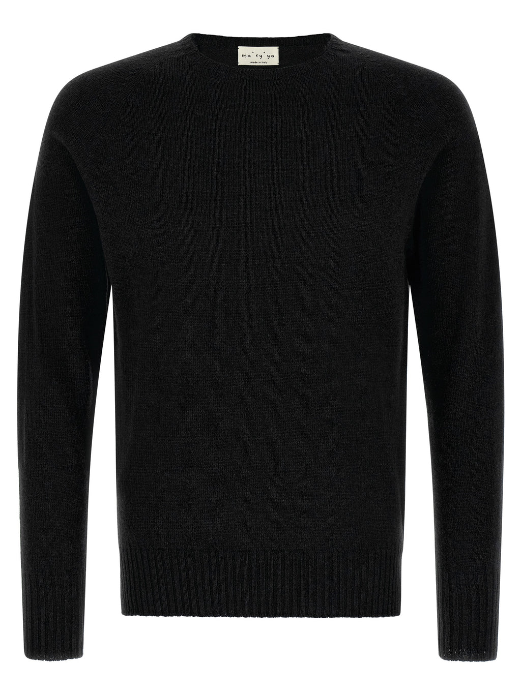 MA'RY'YA Black Cashmere Cardigan