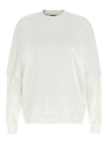 Darkpark White Cotton Sweatshirt