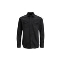 Jack Jones Black Denim Shirt