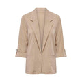 Only Beige Viscose Blazer