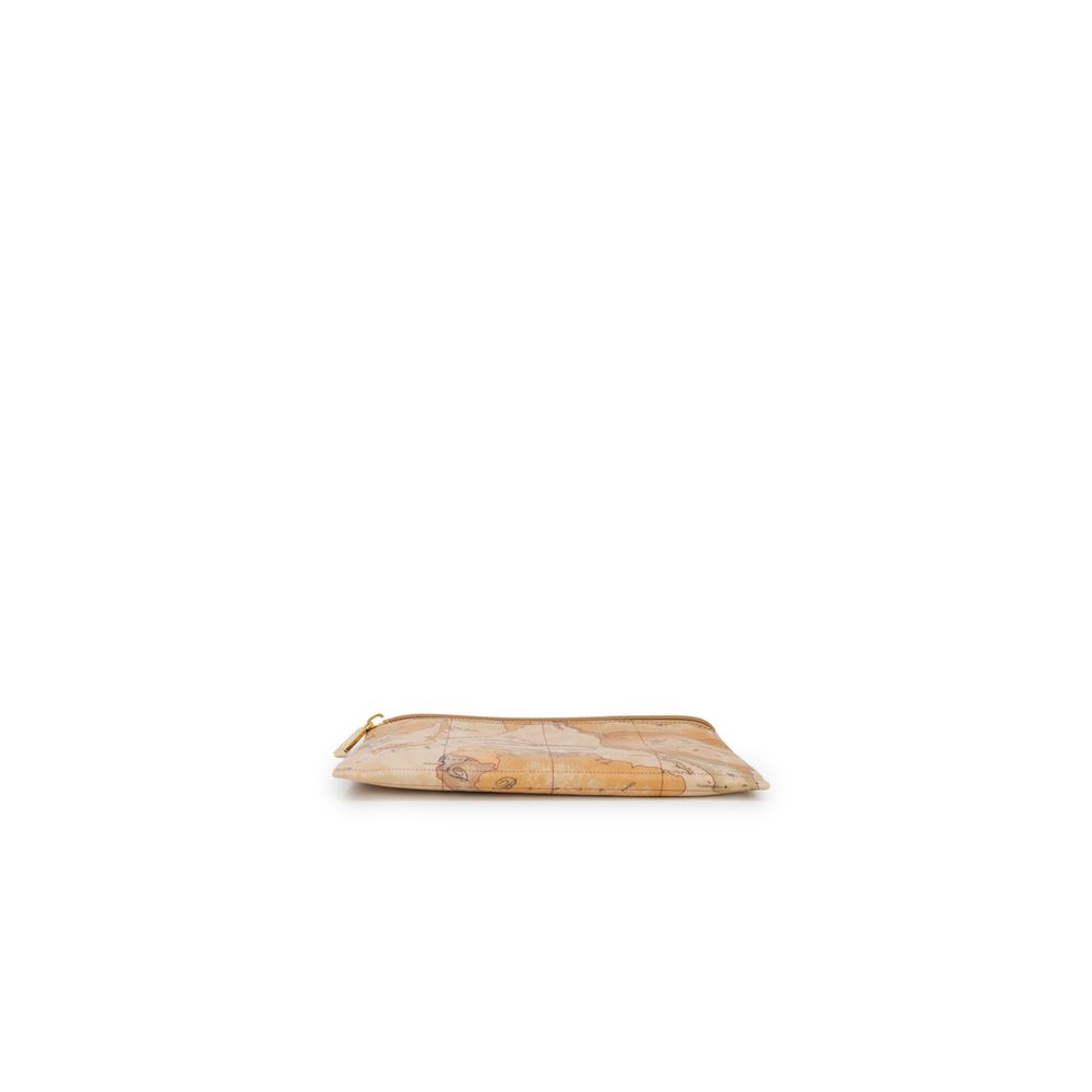 Alviero Martini Prima Classe Beige Polyester Clutch Bag
