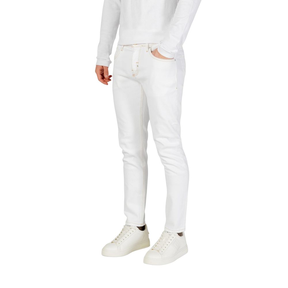 Antony Morato White Cotton Skinny Jeans