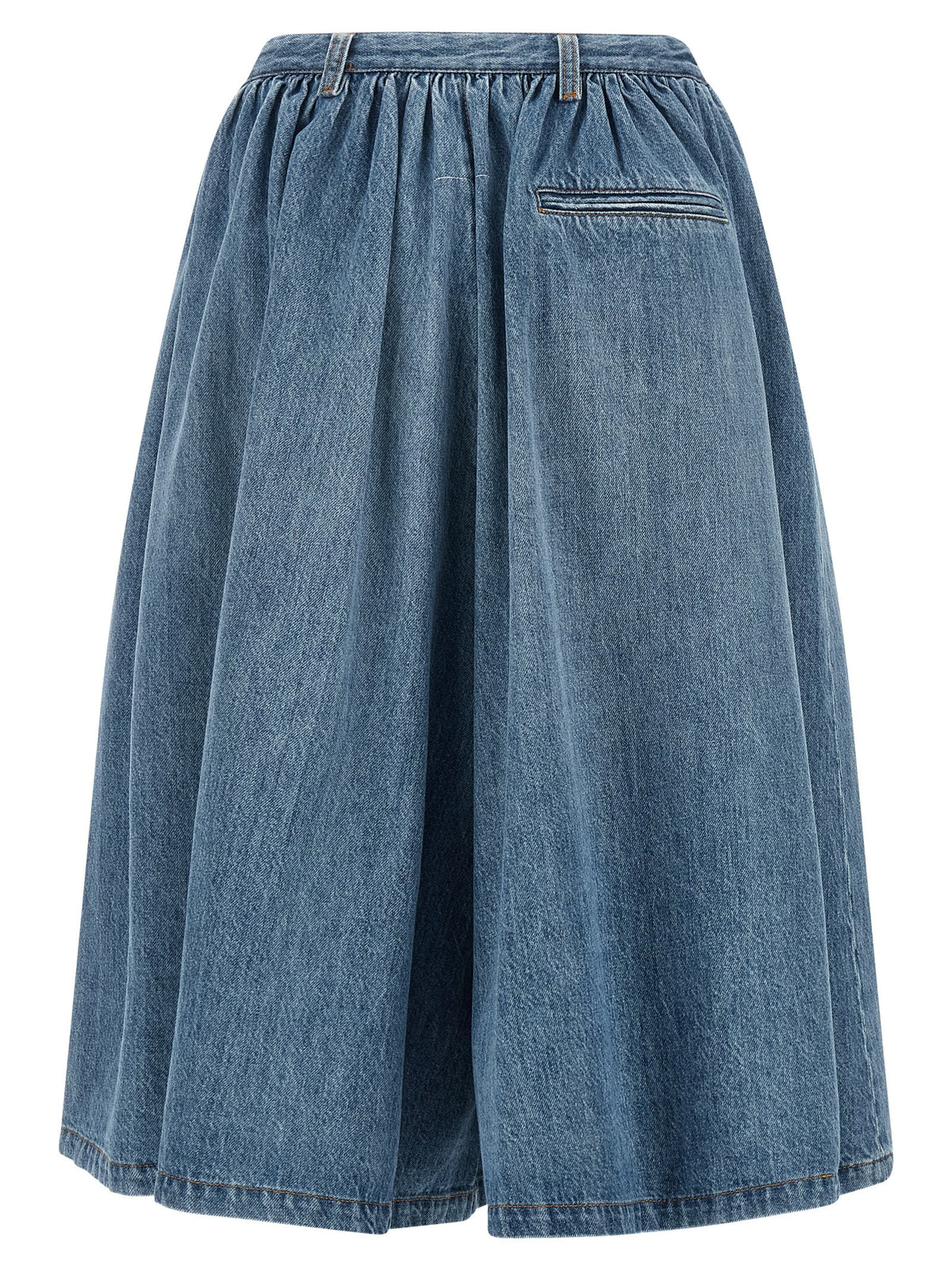 MM6 Maison Margiela Blue Cotton Bermuda Shorts