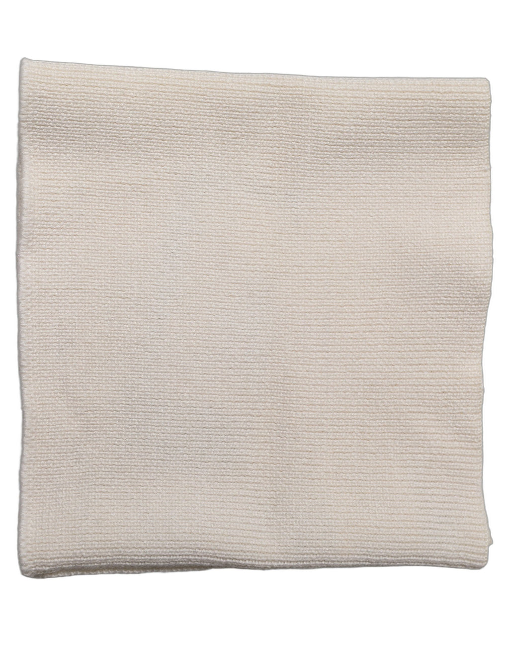Dolce & Gabbana Men's White Knitted Neck Warmer