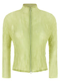Issey Miyake Bicolor Polyester Cardigan