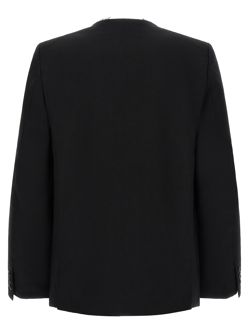Comme Des Garçons Black Wool Blazer