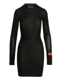Heron Preston Black Polyester Short Dress