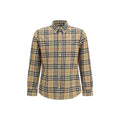 Burberry Beige Cotton Pattern Shirt