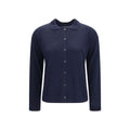 'S Max Mara Blue Wool Oves Aries Cardigan