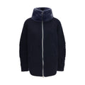 Herno Blue Wool Oves Aries Full-Length Jacket