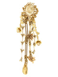 Dries Van Noten Gold Brass Broch