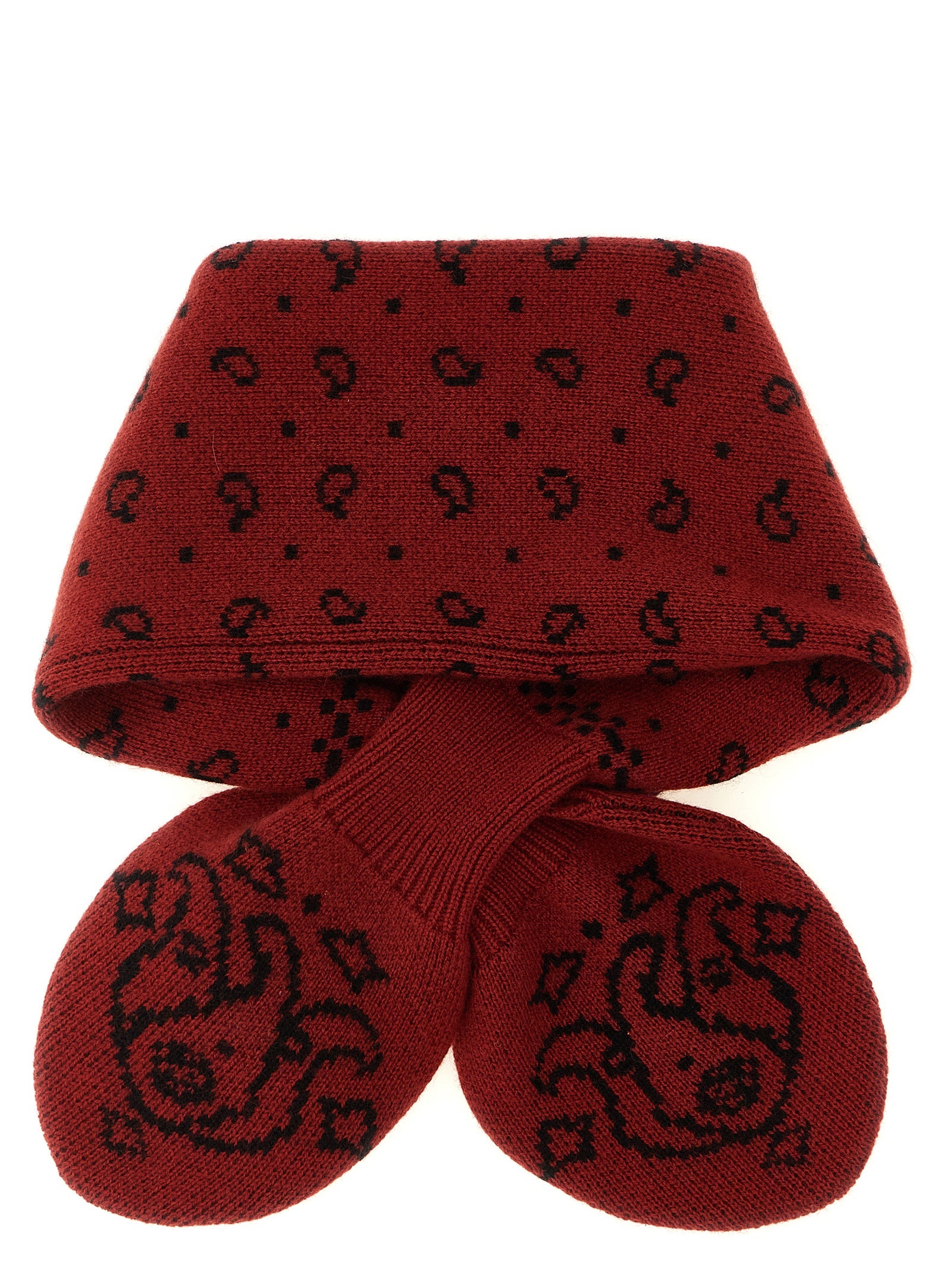 Guest in Residence Red Wool Foulard