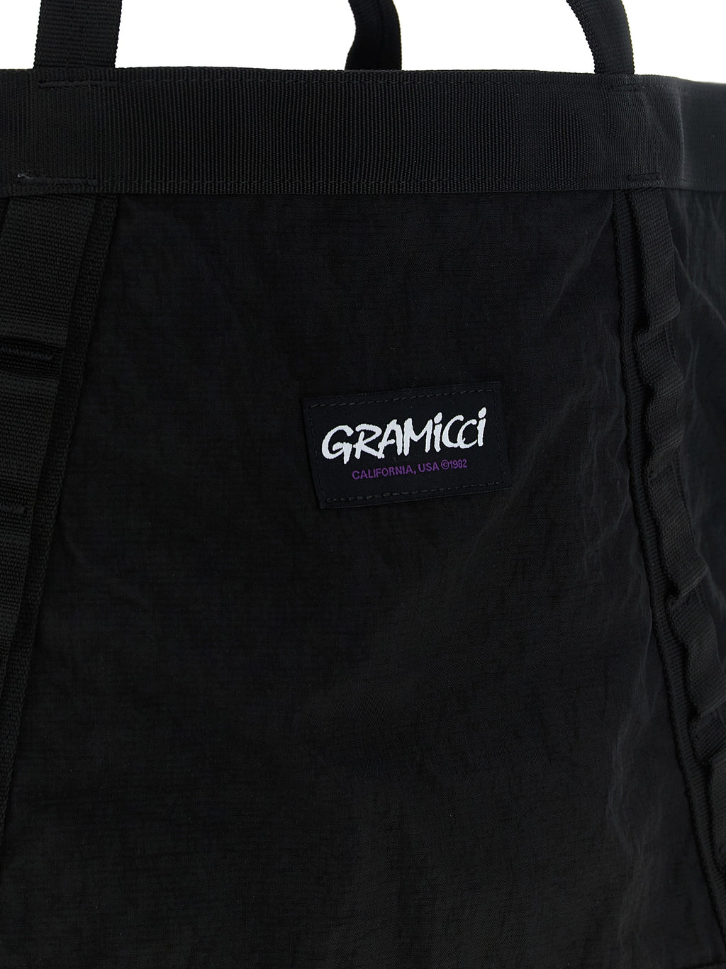Gramicci Black Nylon Tote Bag
