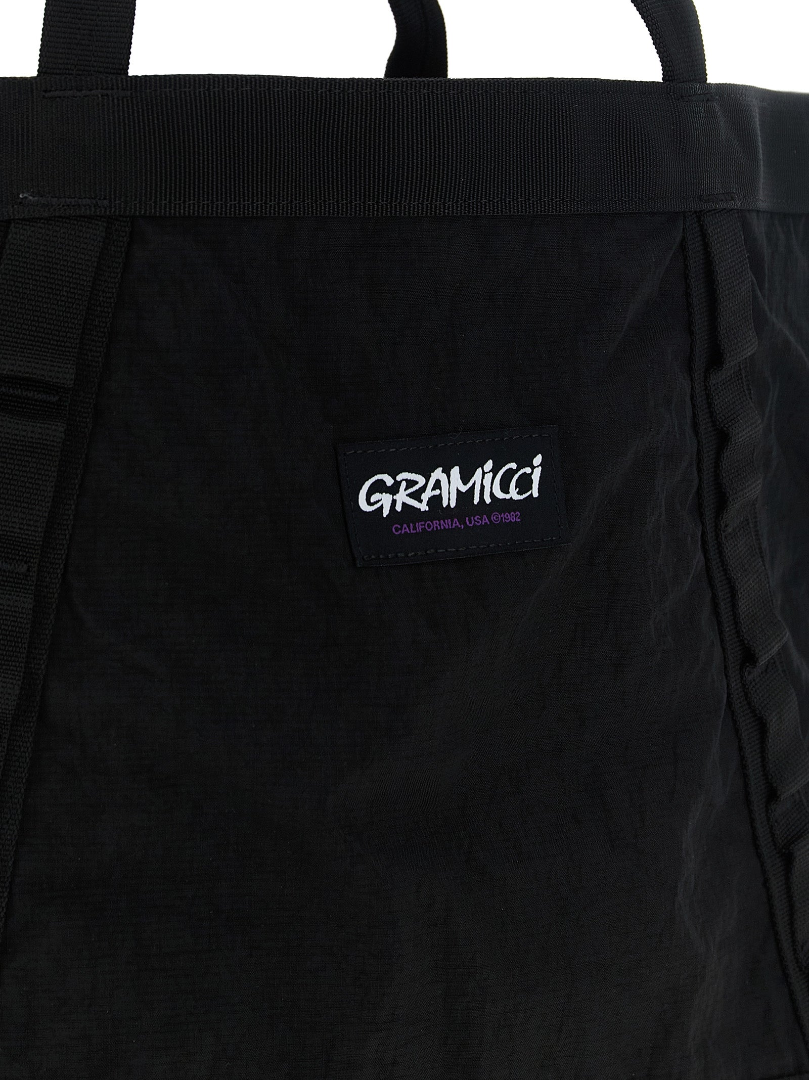 Gramicci Black Nylon Tote Bag