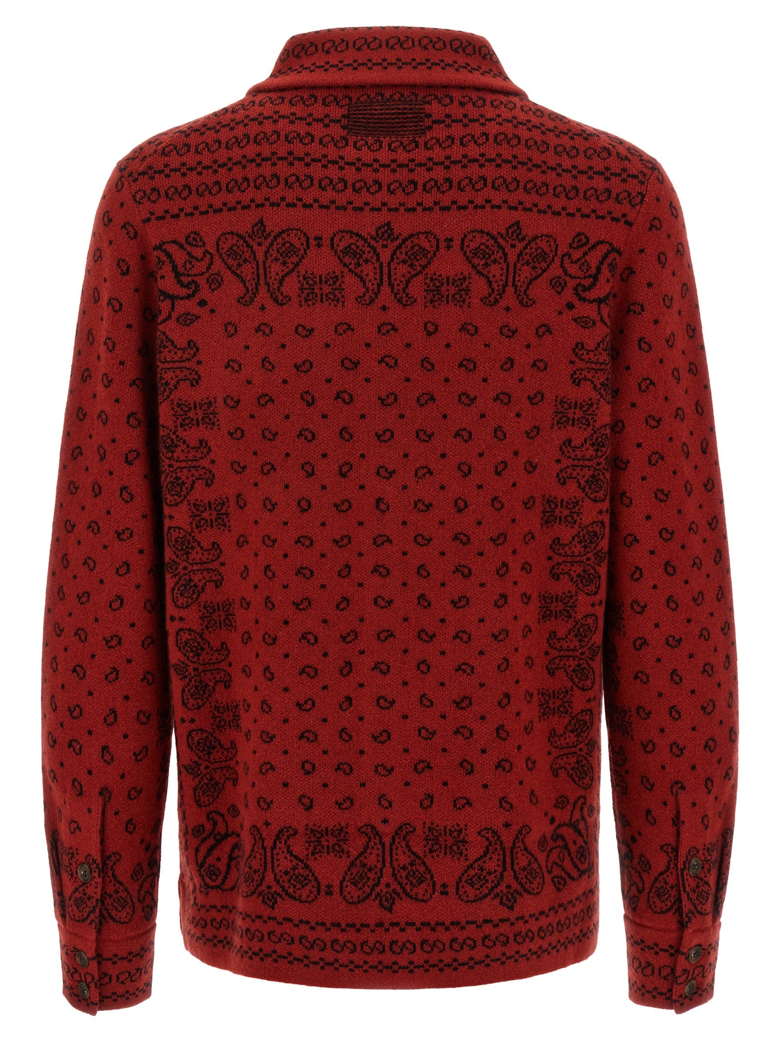 Guest in Residence Red Cashmere Blouse