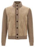 ZEGNA Beige Cashmere Cardigan