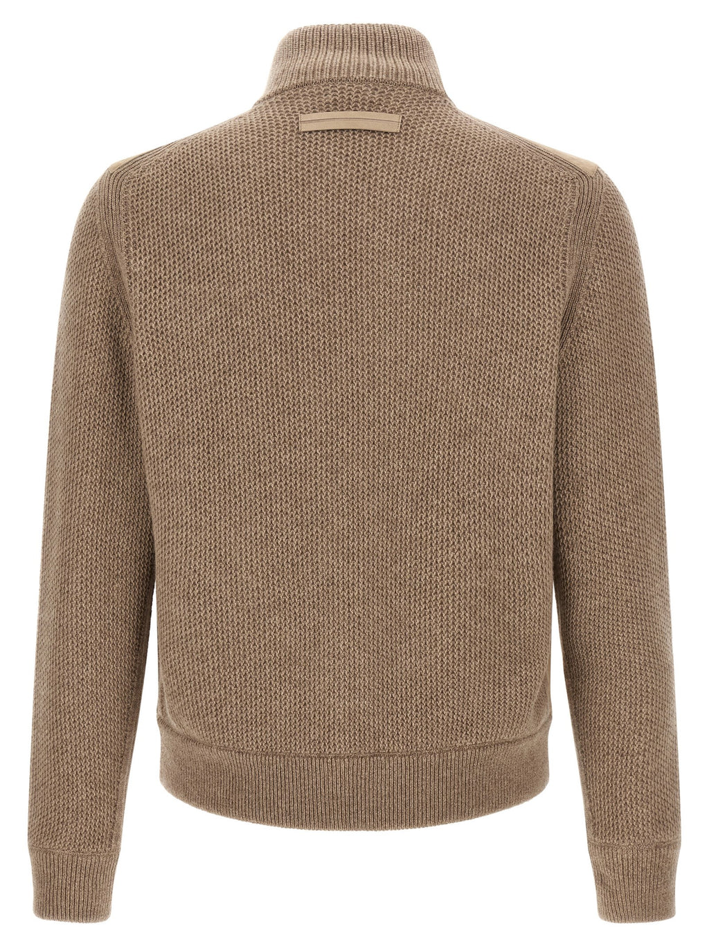 ZEGNA Beige Cashmere Cardigan