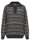 Missoni Multicolor Viscose Polo Shirt