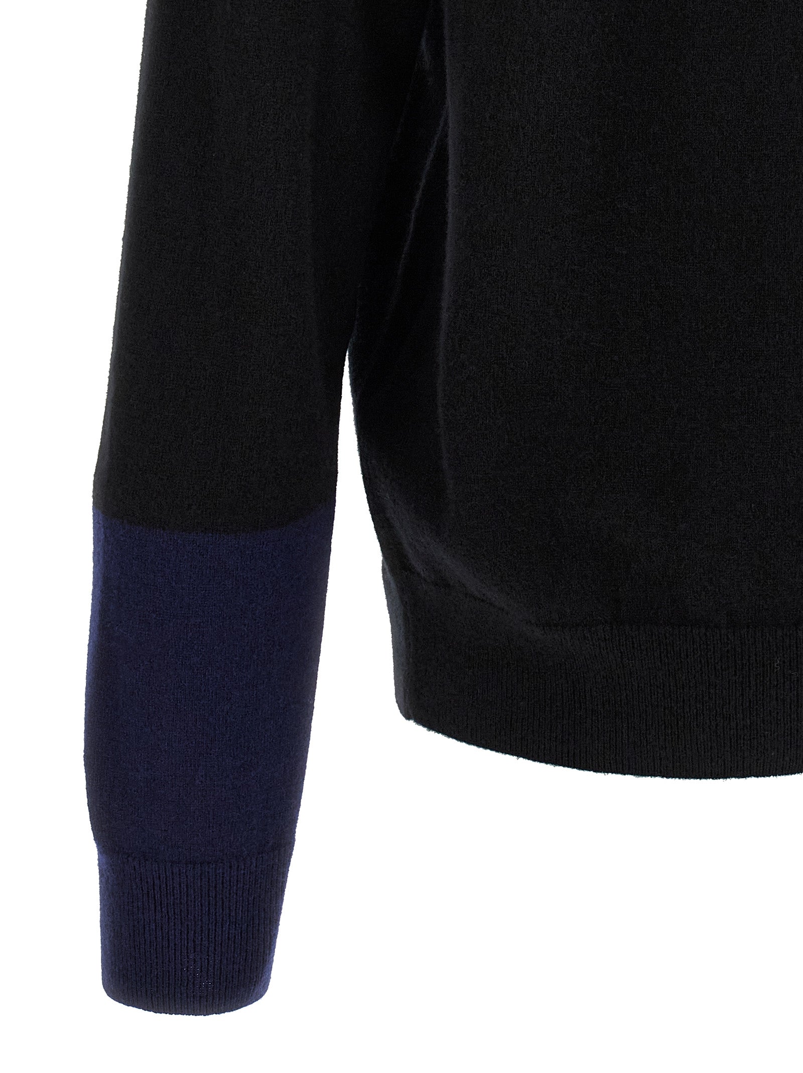 Comme Des Garçons Black Wool Cardigan