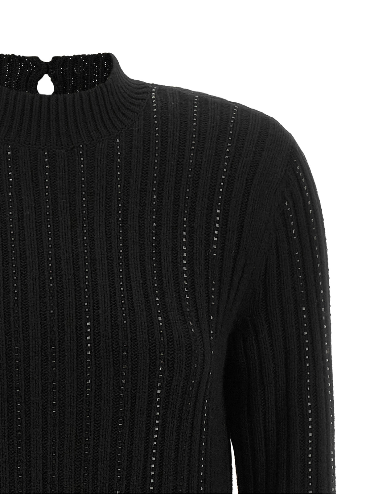 Twinset Black Viscose Short Dress