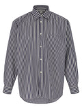 Comme Des Garçons Blue Cotton Blouse