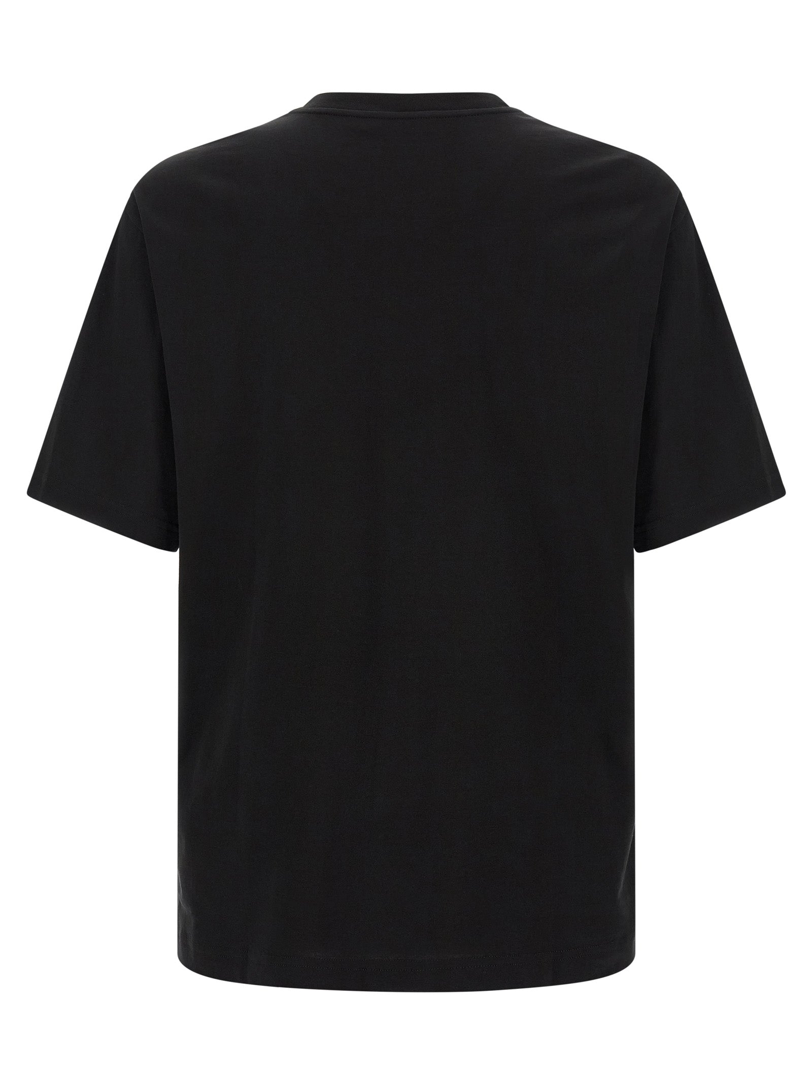 Dolce & Gabbana Black Cotton T-Shirt