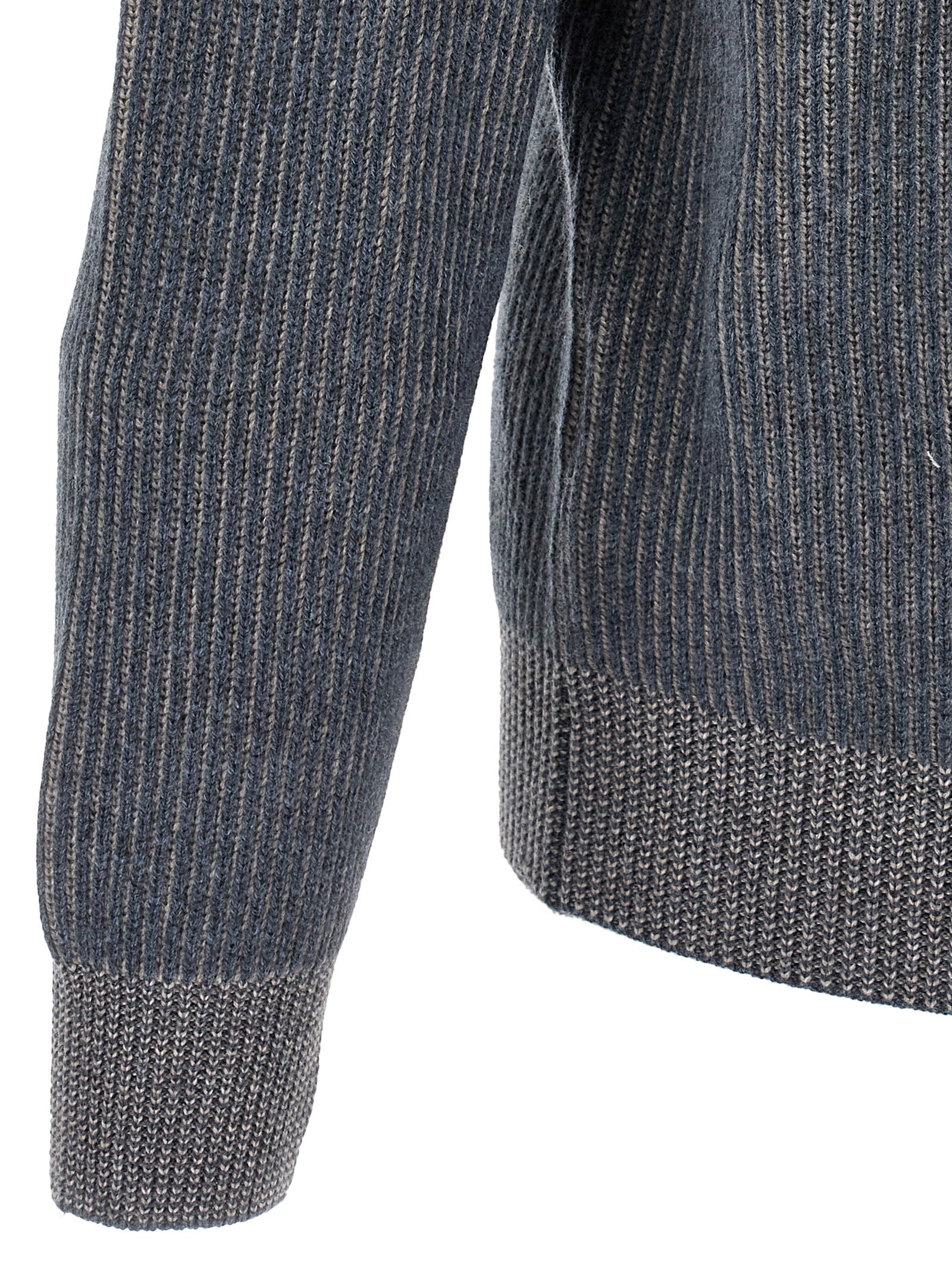 Brunello Cucinelli Blue Cashmere Cardigan