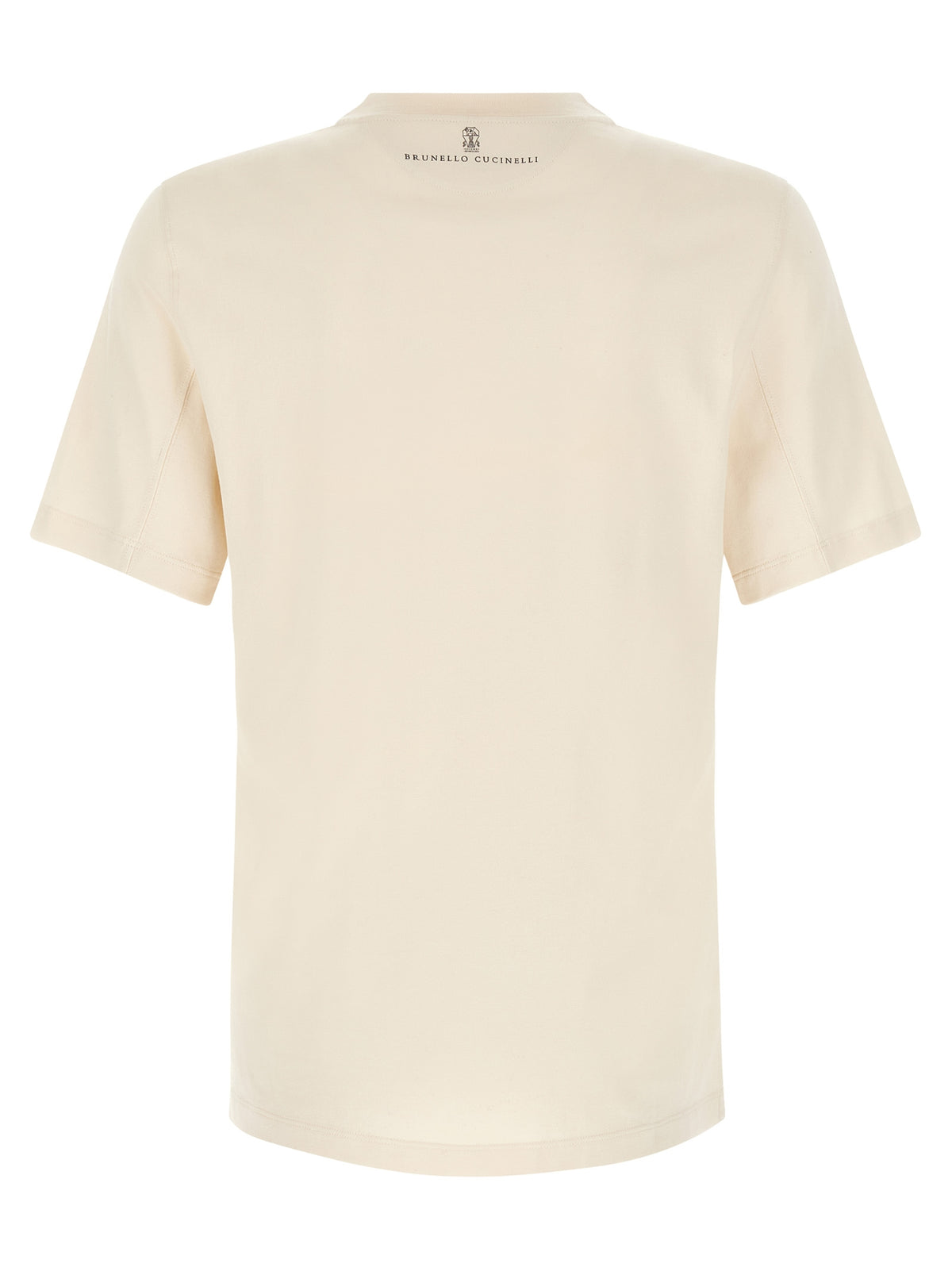 Brunello Cucinelli White Cotton T-Shirt