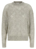 Brunello Cucinelli Gray Polyamide Cardigan