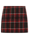 Guest in Residence Red Wool Long Skirt